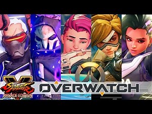 STREET FIGHTER V - "OVERWATCH" Mods by TheJAMK!...
