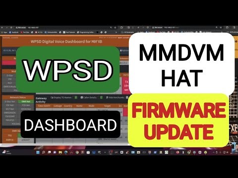 WPSD DASHBOARD - W0CHP MMDVM HAT FIRMWARE UPDATE - M17