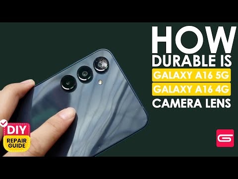 Samsung Galaxy A16 5G Camera Lens Glass Durability Test 🔥 Scratch & Break!