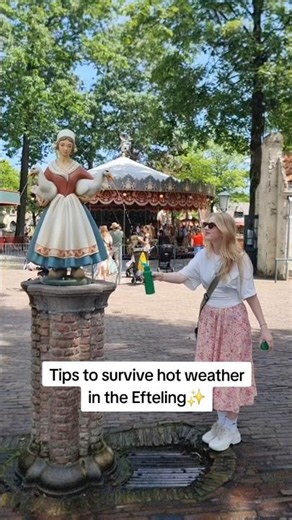Tips to survive hot weather in the Efteling✨️ #efteling #themepark #summer #tips #hotweather