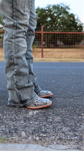 Our Natural Python Boots On The Feet!!🐍Grab Your Pair For ONLY $119!!🤯 Available EXCLUSIVELY At TEXASBOOTRANCH.NET | Texas Boot Ranch