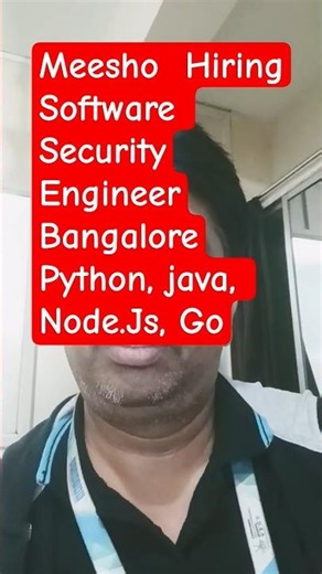 Meesho AppSec Job Opening | Python, Go, DevSecOps | Apply Now