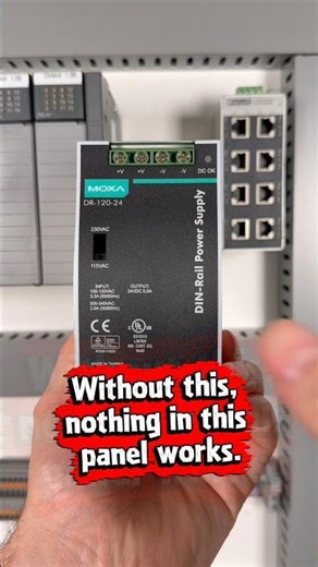Power supplies are used everywhere. #electrician #sparky #automation #engineering #electricalwork