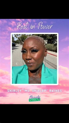 Even though I did not know Ms Shirley personally, I am devastated by this loss. I've been following her journey and her philanthropy over the past several years. It was truly inspiring. Ms Shirley, AKA Beauty2thestreetz was one of a kind and will truly be missed 🕊️ #ripmsshirley #beauty2thestreetz #skidrow #restinpower