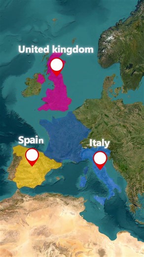 Why Europe Is Heating Up Twice as Fast as the Rest of the World 🗺️ #GeoFlow #MapAnimation #Shorts