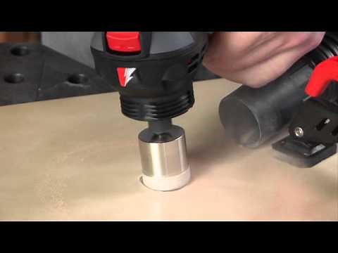 Cutting a Hole in Porcelain Tile with the RotoZip RotoSaw+