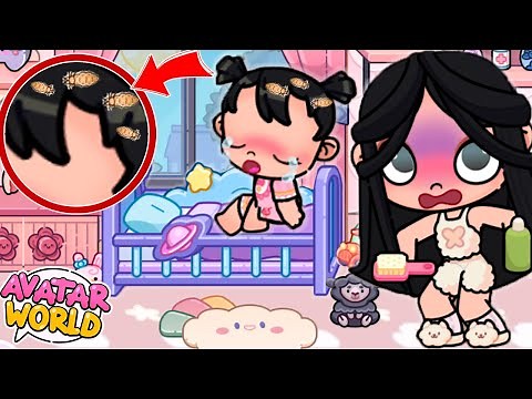 MI HIJA TIENE PIOJOS 😨 *SE LE PEGAN EN LA GUARDERIA* en AVATAR WORLD *NALA 💞