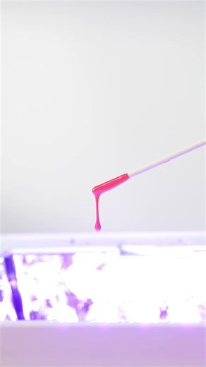 Curing Gel Polish in MID-AIR?! 🩸⚡️ #shorts #nails #nailart #nailsalon #manicure #nailtech