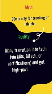Career Myths vs Facts | BSc | Myth Busters | RK Boddu