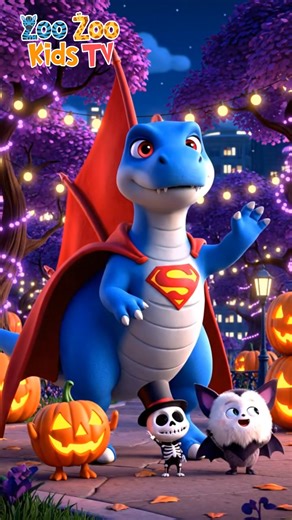 Halloween Hero Dinosaur Sounds Song for Kids | Learn Dinosaurs Names | Fun Nursery Rhyme