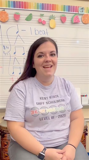 On today’s Powered By series, we’re celebrating Mrs. Sarah Cooney! A dedicated music educator at Windemere Community Learning Center in the Akron Public Schools district and a 2023 Intro to Music grant recipient. Through Save The Music scholarships, Ms. Cooney completed all three levels of Orff training at Kent State, strengthening her practice and deepening her connection to music education. As she shared, “I finally found my people.” This giving season, you can support teachers like Mrs. Coone