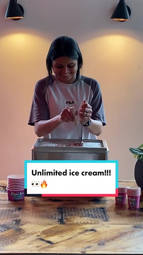 Our new Mini Electric Ice Roll Machine means you can make unlimited ice cream from home…👀🔥 Get yours by clicking the link in our bio😁 #fyp #foryou #viral #unlimited #unlimitedicecream #musthave #householdessentials #kitchenessentials #satisfying #icecreammachine #icecream #icerolls #pannice