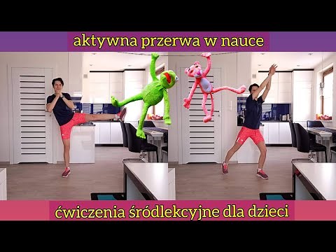 WF online ćwiczenia śródlekcyjne dla dzieci | aktywna przerwa w nauce, 6-minutowy trening dla dzieci