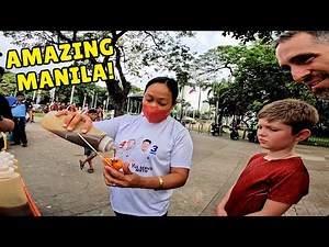 First Impressions of Manila, Philippines 🇵🇭 | Intramuros Walking Tour | Filipino Street Food