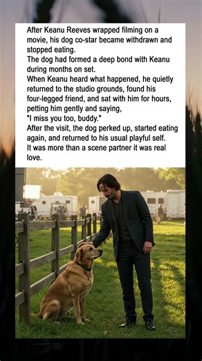 Keanu Reeves Comforts His Dog Co-Star After Filming Ends | To Catch a Cheater