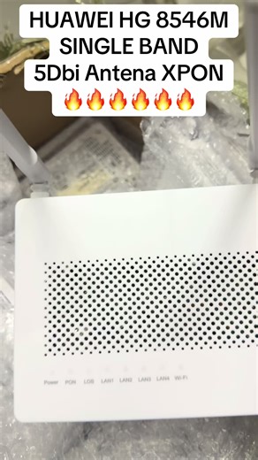 Low Latency XPON with HUAWEI HG 8546M Antenna