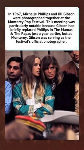 Michelle Phillips and Jill Gibson: A Monterey Pop Moment (1967) 🌸