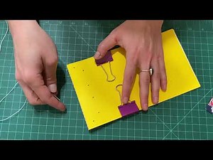 Bookbinding Demo: Japanese Stab Binding