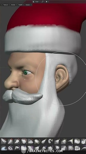 Santa Clause Quick Sculpt in Blender | Merry Christmas 2025