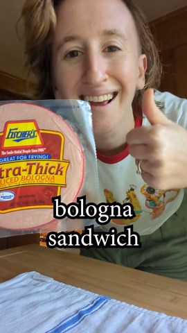 Fried Bologna Sandwich