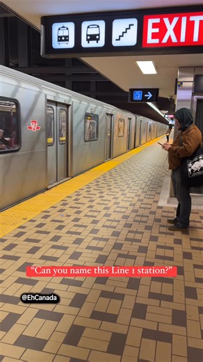 Can you name this Line 1 station?#TTC #TorontoSubway #Line1 #TorontoTransit #TorontoCommuters #TorontoLife #InsideCanada #EhCanada | EhCanada