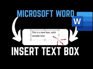 How To Insert Text Box In Word Document