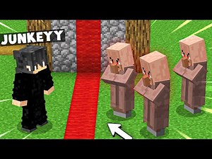 Minecraft Villagers SPLIT The Village in HALF...