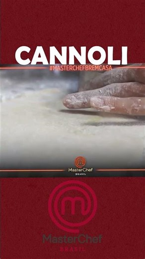 CANNOLI | See this and other recipes on the MasterChef Brasil Recipes channel! #masterchefbr