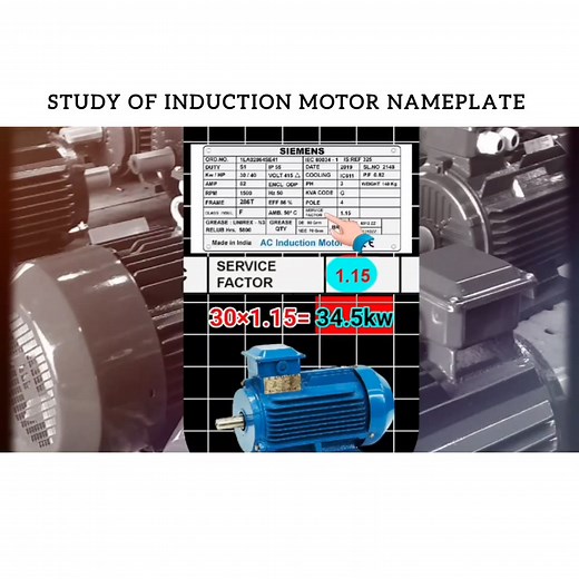 STUDY OF INDUCTION MOTOR NAMEPLATE #ITI #electrician #practical | Iqbal Thakor