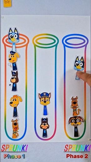 Sprunki 🎵 Bluey 🔵 Sheriff Labrador 👮‍♂️ Chase 🐶 Scooby Doo 🐕 Phase 2 👹 Challenge 🧪 #sprunki 🎶