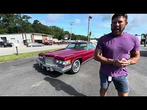 1975 Cadillac Coupe DeVille Driving Video! 27,000 ACTUAL MILES