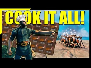 How to Cook LOTS of Meat fast! | Valheim Quick Tips