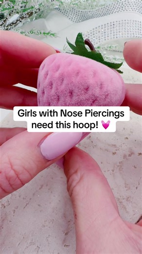 Essential Crystal Hoop for Girls with Nose Piercings