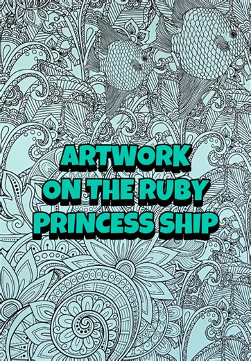 The Ruby Princess ship 🛳️ had some pretty cool artwork. ✨ . . . . . . . . . . . . #travelvlog #cruiseblogger #cruisetok #traveltok #traveltiktok #travelcreator #cruiser #princessruby #princesscruises #artworkontiktok #artwork_daily