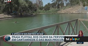 Olhos de Fervença é uma das praias fluviais com maior afluência em Cantanhede