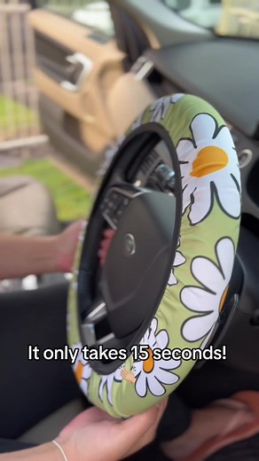 Easy to Install Neoprene Steering Wheel Covers for Car Interior Decor