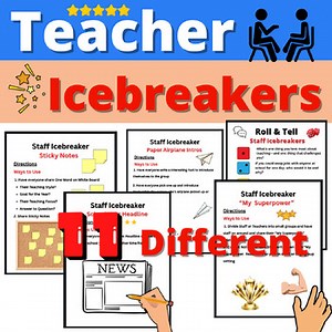 Teacher Staff Icebreakers Group Activity, 11 Different School Icebreaker Ideas