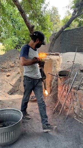Damascus Steel Making Process #trendingshorts #machine #blade #damascussteel #hkworking
