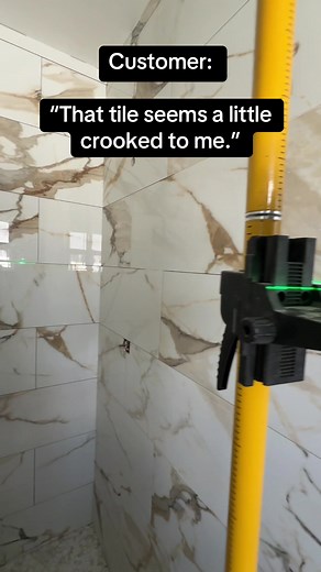 Laser Level for Perfect Tile Alignment