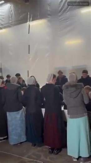 For months, the Amish have quietly rebuilt Western North Carolina— they're STILL HERE, volunteering since November of last year. It's an epic, rarely told story. This video of them singing a-cappella hymns after building tiny homes is so beautiful... GOD BLESS THE AMISH!!! @matt_vanswol | Linda Traitz