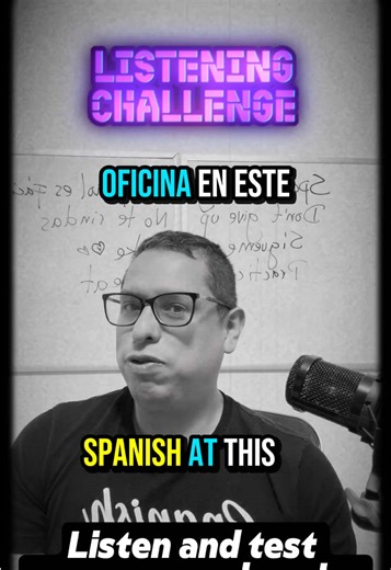 Do you understand your boss in Spanish? 💼 Office‑level listening test to boost your grammar, Spanish pronunciation, and real‑world comprehension. Perfect for Spanish beginners who want to understand Spanish at work. #SpanishListening #BusinessSpanish #Test #SpanishWithMrRuiz In this listening activity, I’ll say 3 common workplace phrases in Spanish. Listen carefully and try to translate each one. If you understand all three , comment “JEFE.” This exercise is ideal for Spanish beginners who want