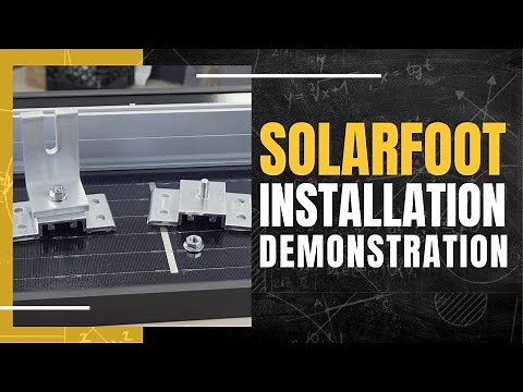 SolarFoot™ Installation Demonstration