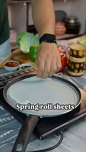 😍Spring Roll Sheets 😍 Homemade with Gurkirat episode 3 Ingredients: 1 cup maida (all purpose flour) 1/2 cup cornflour Salt 1/2 cup milk 1 cup water Make a smooth flowing batter On medium hot non stick pan cook on one side Cooking love recipe homemade | MasterChef Gurkirat Singh