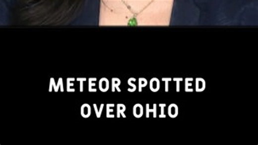 Meteor spotted over Ohio