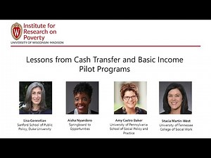 Lessons from Cash Transfer and Basic Income Pilot Programs