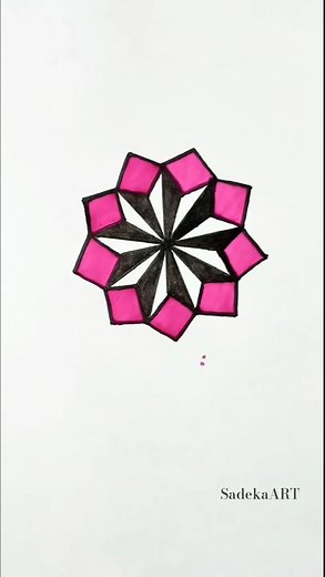 Unbelievable 3D Drawing Illusion ✨ | Easy Optical Illusion Art | #Shorts