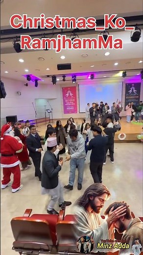 Christmas_Ko_RamjhamMa || New_Nepali_Christmas_Song_Dance || #nepali #christmas #shortsfeed #viral