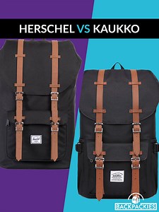 Kaukko vs Herschel backpack comparison - What's the difference? | Backpackies