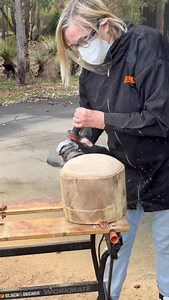Check out this stunning decorative bowl from Kristine! From the intricate details in the fish to the precise textures achieved with the Mini Ball Gouge, every element showcases the power of the right tool in skilled hands. Combining creativity and technique, this project is a perfect example of what’s possible with Arbortech tools #woodworking #powercarving #woodcarving | Arbortech