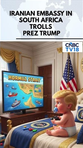 'Not a Game, Kiddo': Iranian Embassy Mocks Trump With Viral Strait of Hormuz Meme | N18G